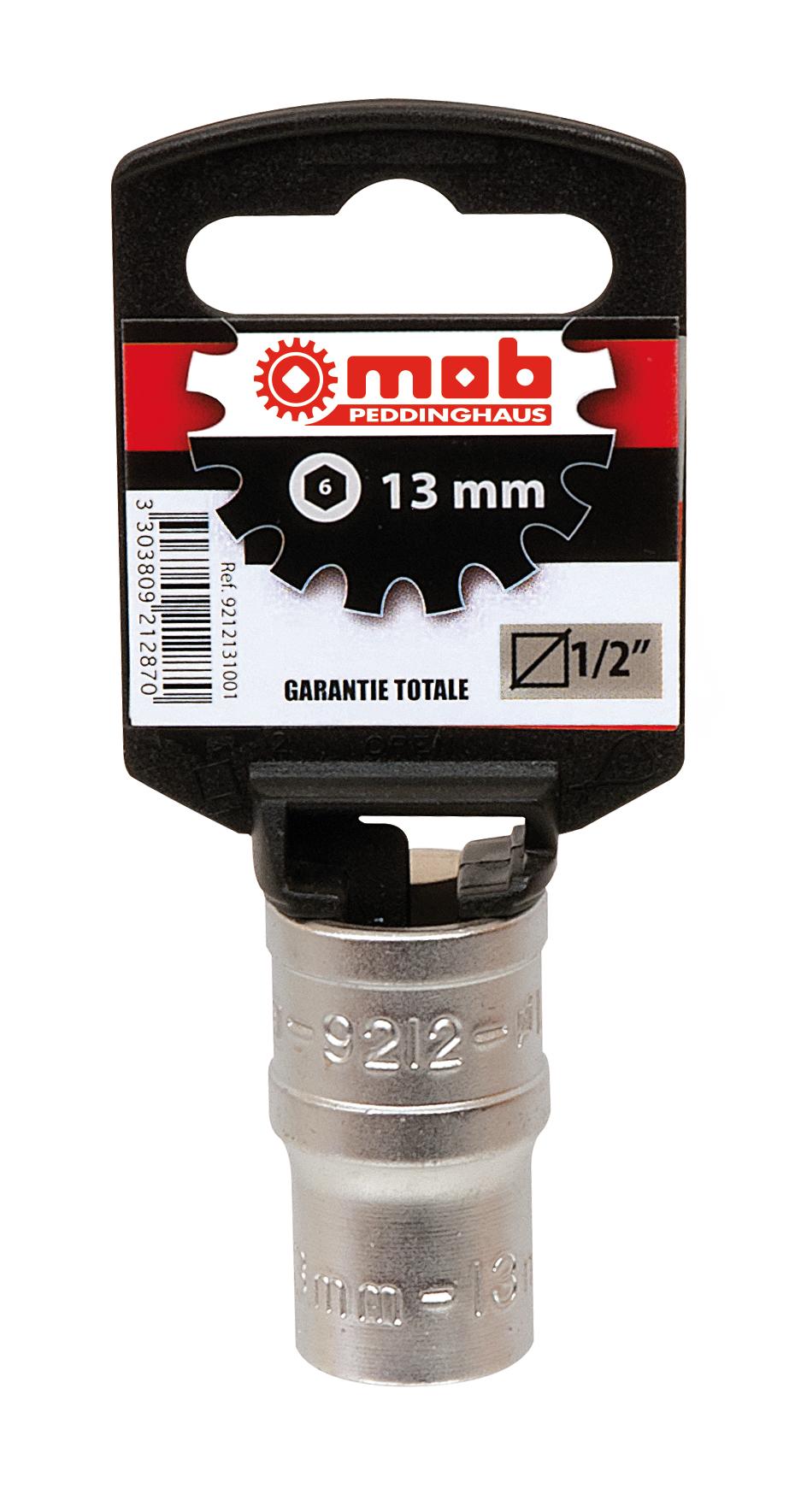 DOUILLE 6 PANS 1/2'' 19MM SUR CARTE MOB - 9212191001