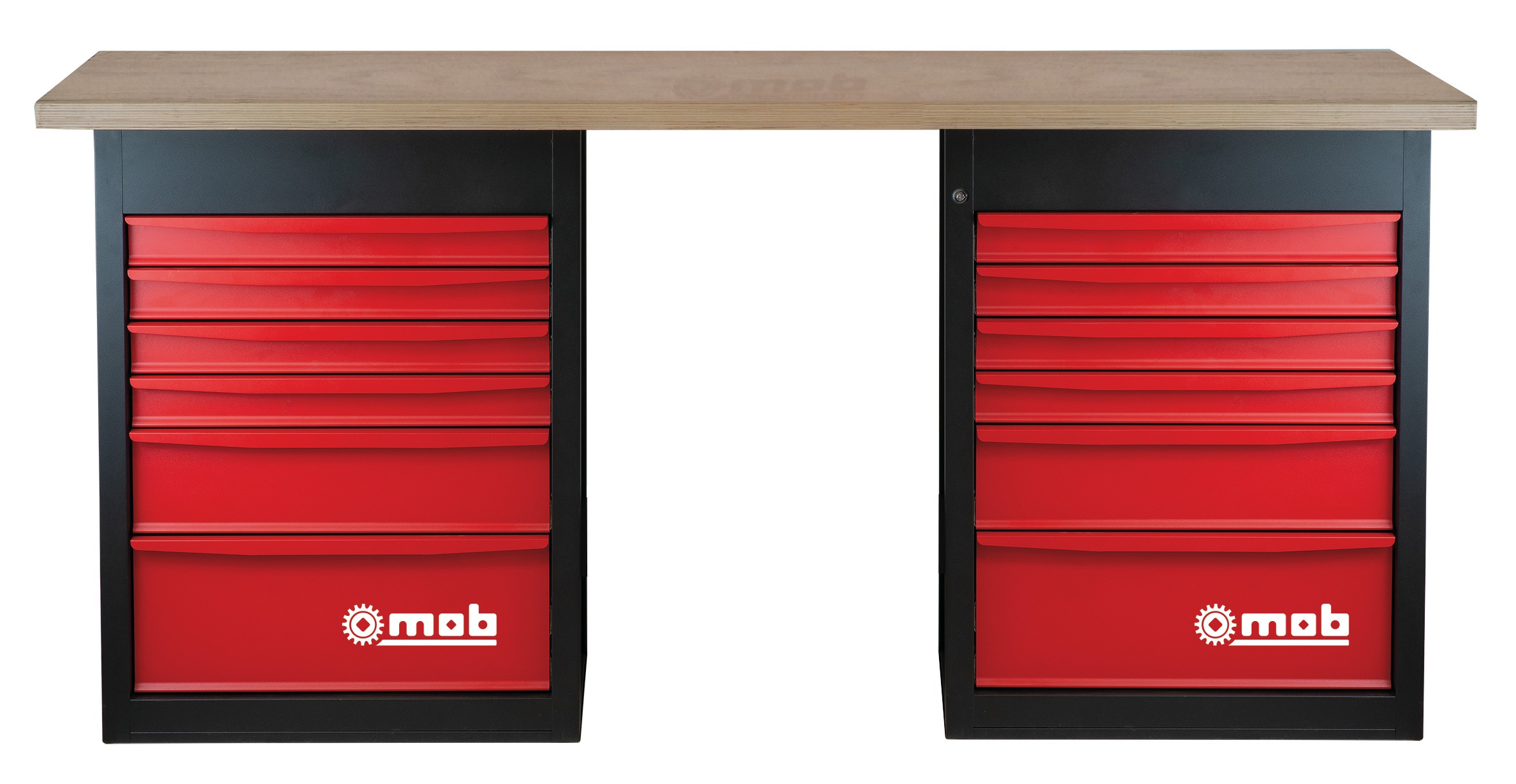 Établi 12 tiroirs longueur 2m - MOB OUTILLAGE - 9611001201
