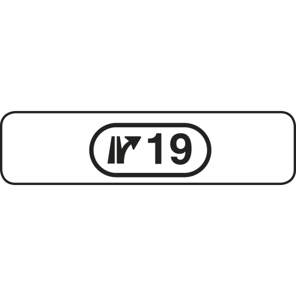 Panneau identification 700x200 M10b cl1 - NADIA SIGNALISATION - PNC700200E1M10b