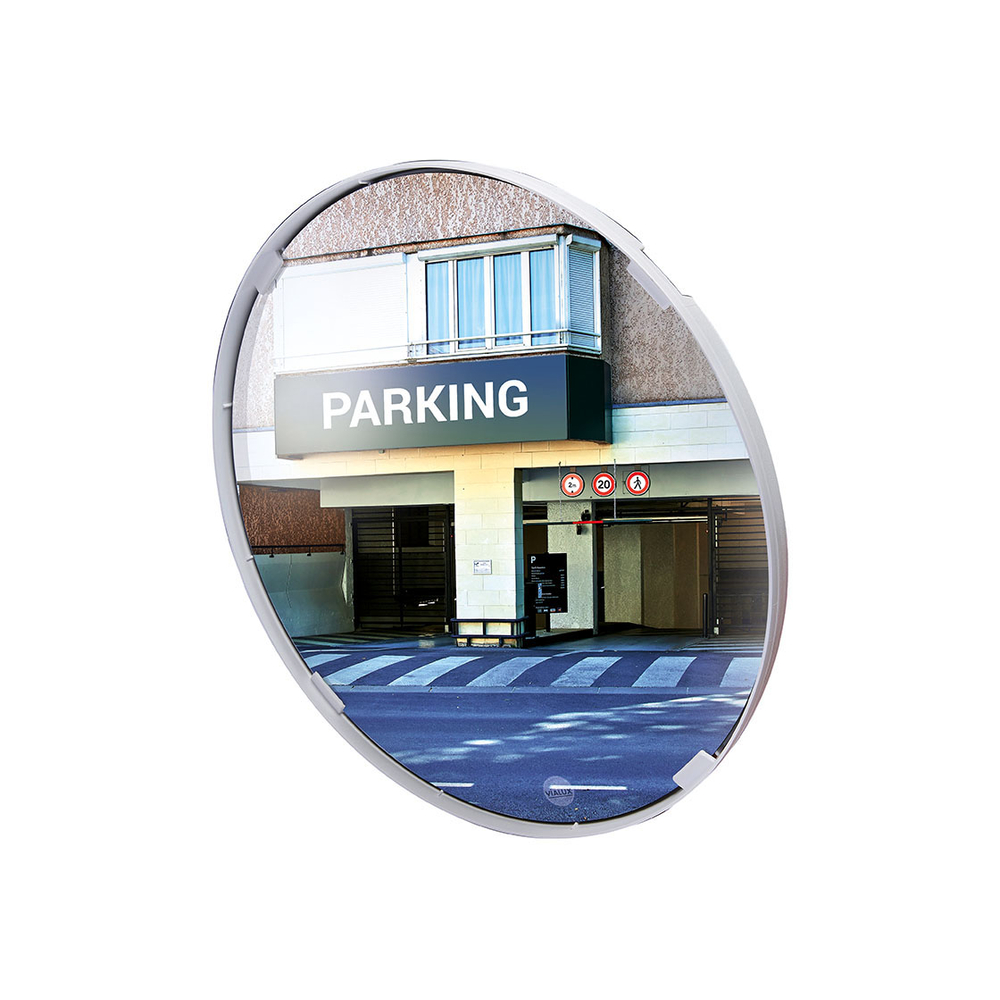 Miroir multi-usages cadre blanc Optique Ø700mm - Polymir - VIALUX - 517