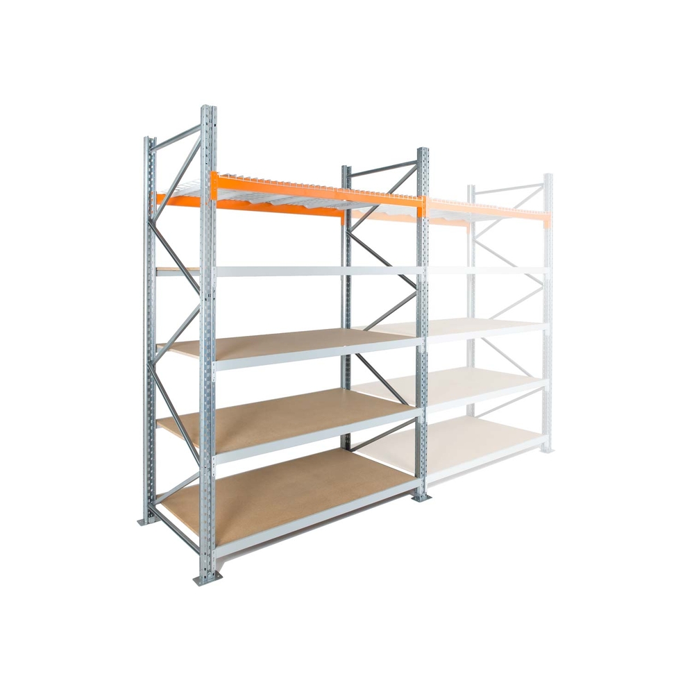Rack Epsirack hybride - Kit départ 4500x2700x1100mm 4 + 1 niv Picking/Rack - MANORGA - AXZHYBRIDE4527ED2