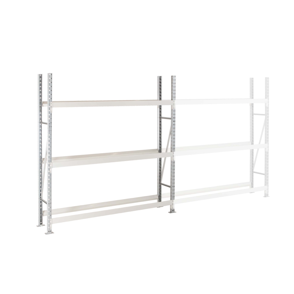 Rayonnage Epsivol One - kit départ 2000x2000x(2x400)mm 6 (3x2) niv - 210 kg/niv - MANORGA - ZRPNEU2F3N2020ED2