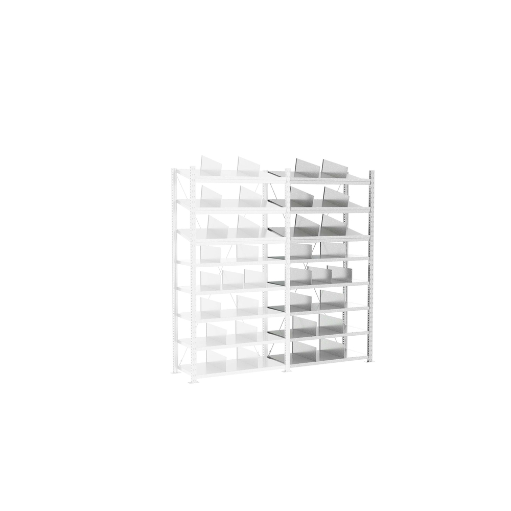 Rayonnage Adaptiv XL pièce détaché - Kit suivant galva 2000x1250x500mm 8 niv - MANORGA - ZTPIECES201250ES1