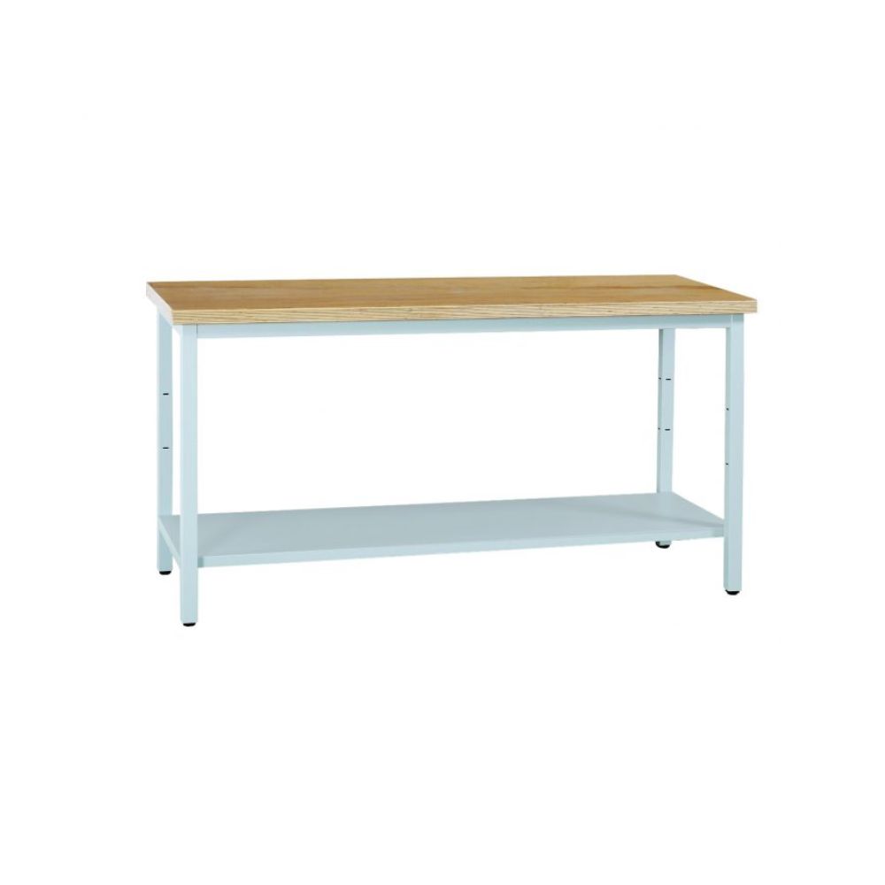 Établi d'atelier 4 pieds et 1 étagère en bas 84x160x60 - Lot de 5 - MOBIKA - AC-ET-002