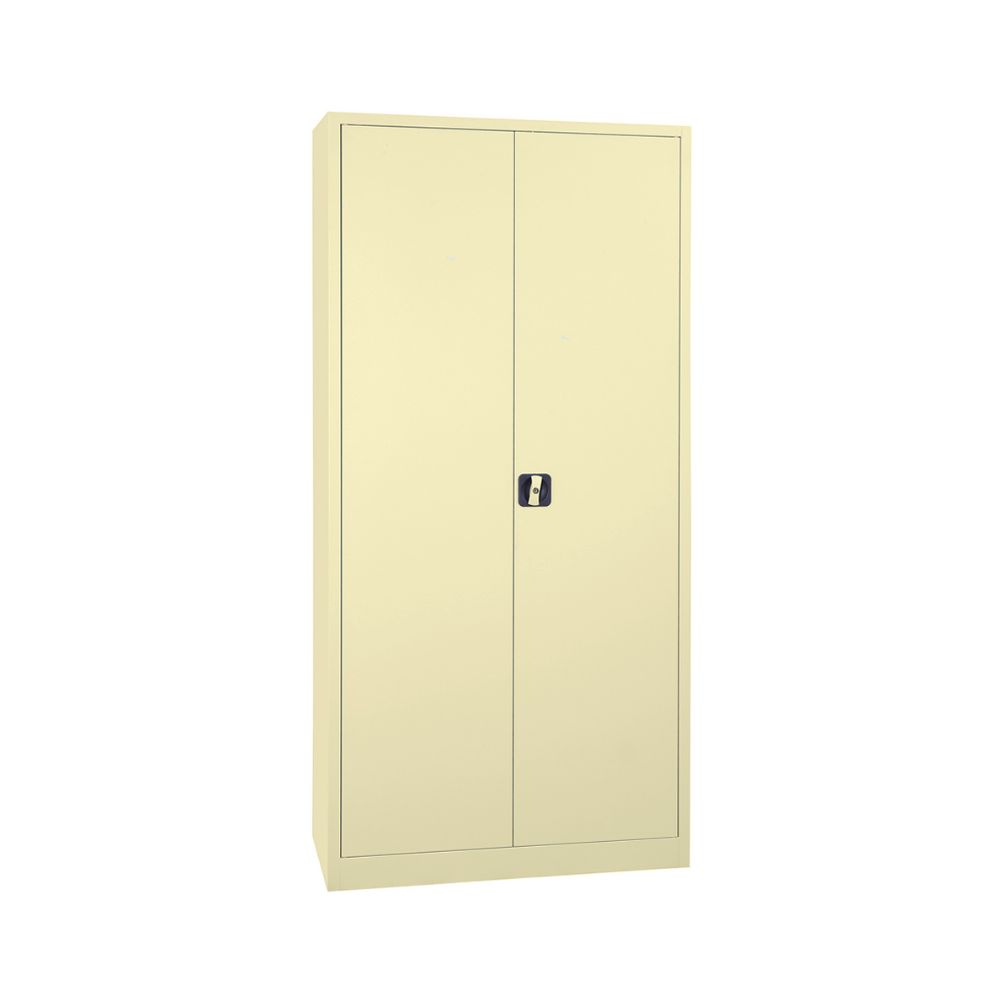 Armoire métallique porte battante beige 180x80x38cm - Lot de 6 - MOBIKA - AR-MPB-003