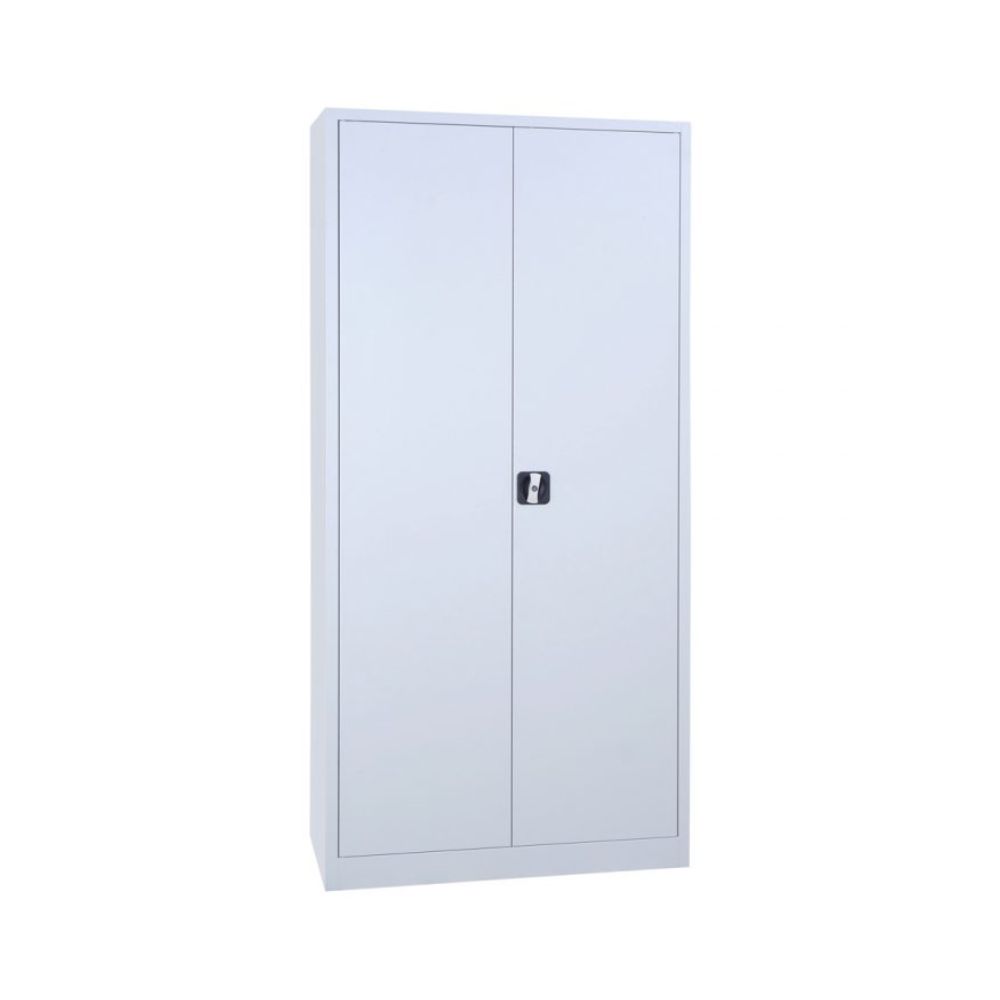 Armoire métallique porte battante grise 195x92x42cm - Lot de 6 - MOBIKA - AR-MPB-015