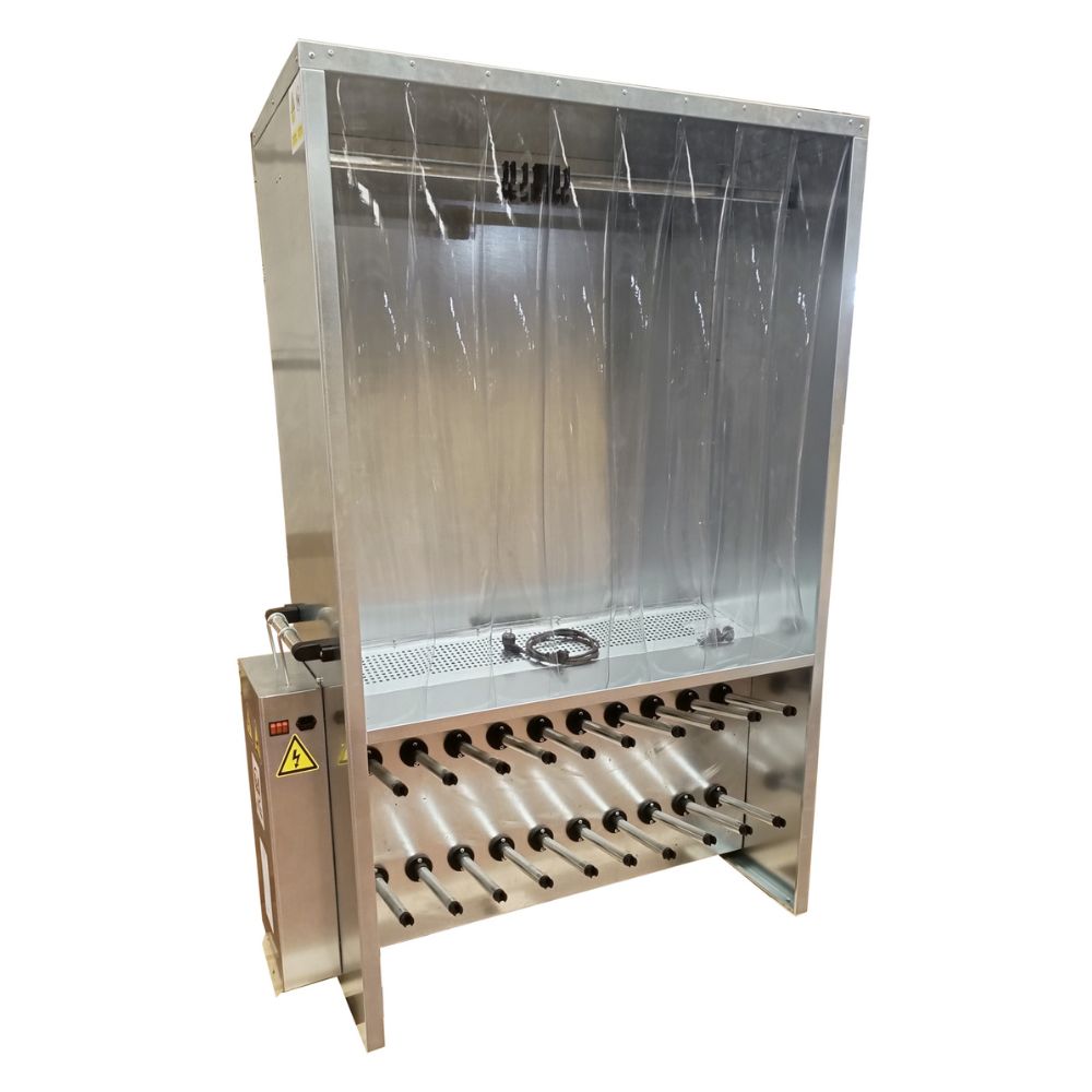 Penderie séchante 190x120x50cm pour 10 personnes - Lot de 2 - MOBIKA - AR-PS-001