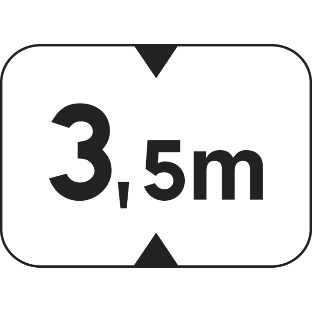 Panonceau rectangulaire catégories 500x150 M4v cl1 - NADIA SIGNALISATION - PNC5001501M4v
