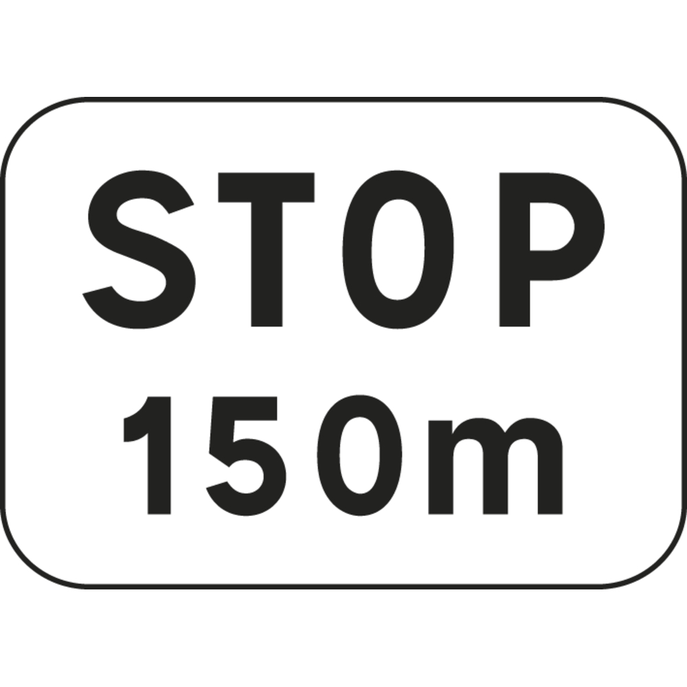Panonceau STOP 500X150 Ecolign M5 cl2 - NADIA SIGNALISATION - PNC500150E2M5