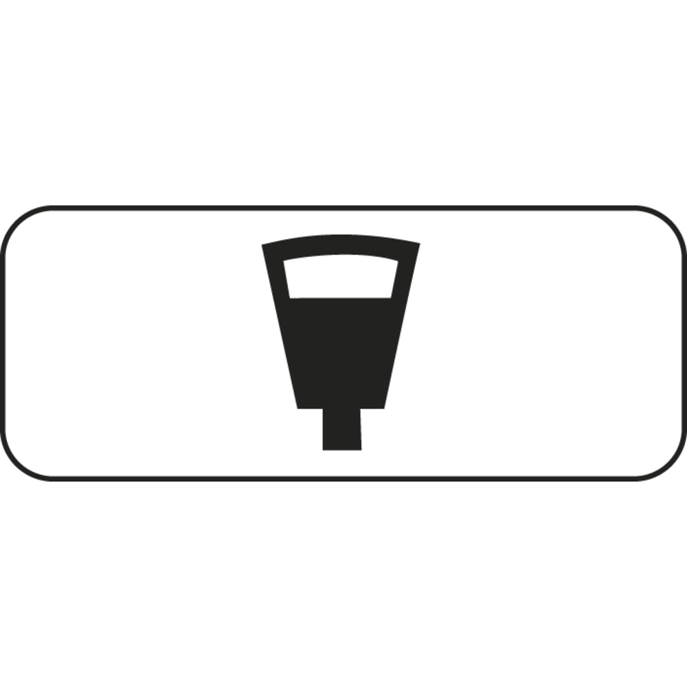 Panonceau complémentaire stationnement arrêt 500x500 Ecolign M6d1 cl1 - NADIA SIGNALISATION - PNC500500E1M6d1