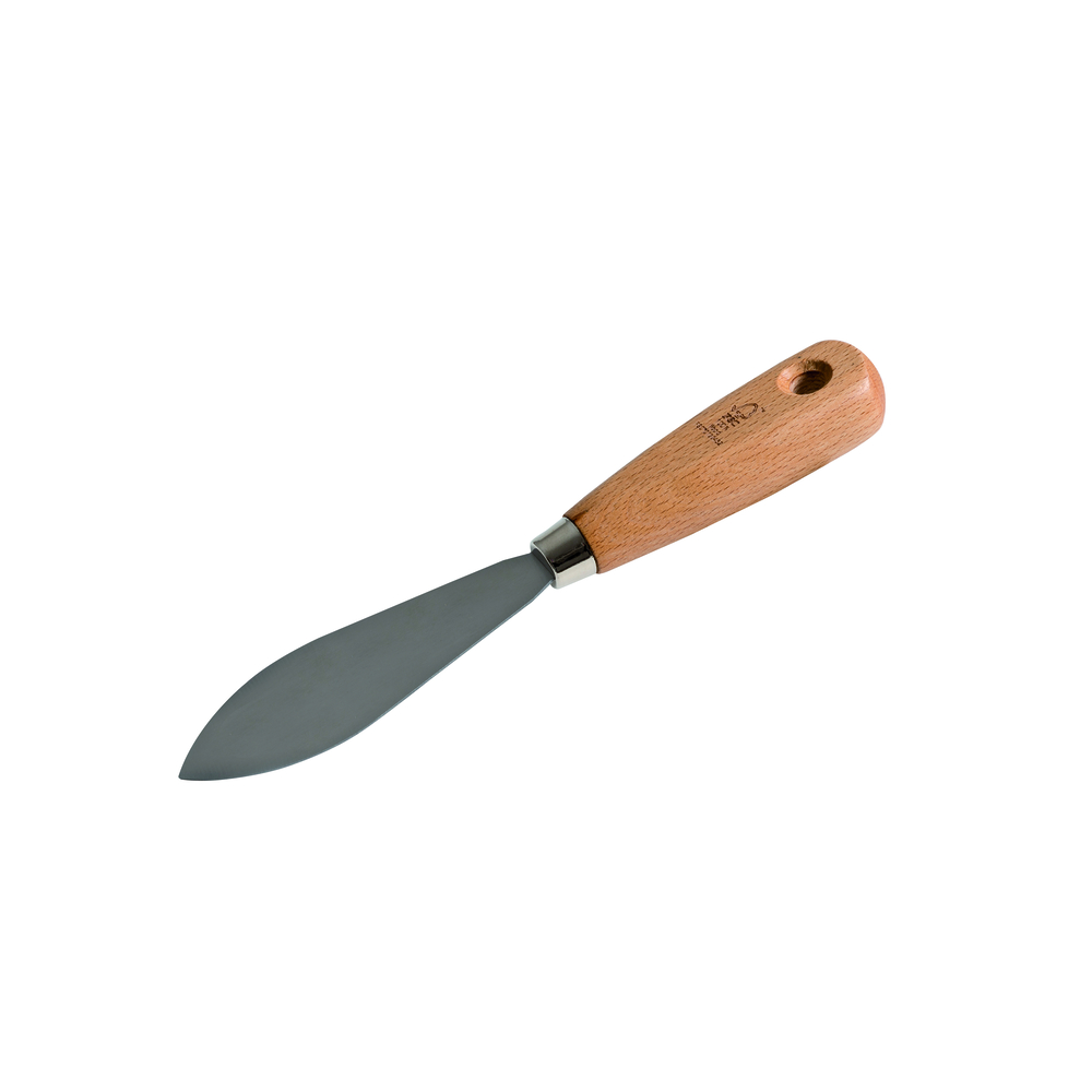 Couteau à mastiquer - Feuille de laurier manche en bois FSC - NESPOLI - 102005