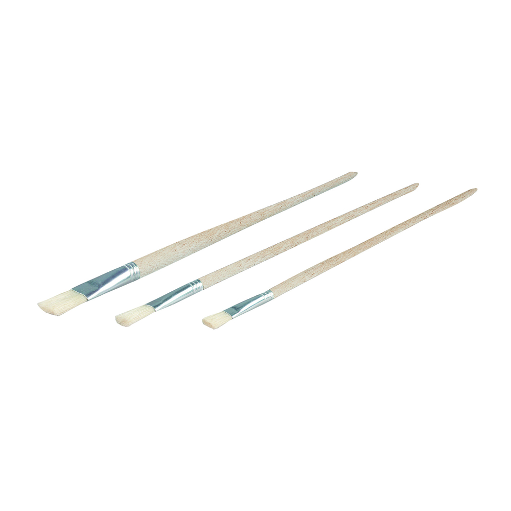 3 brosses à tableaux plates n° 8 - 12 - 16 - NESPOLI - 1425