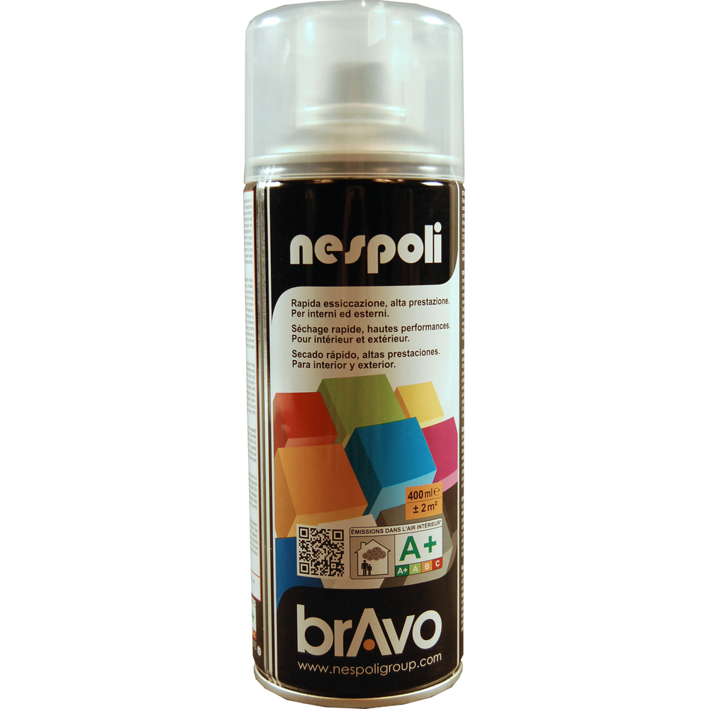 Aérosol de vernis incolore satin 400 ml - NESPOLI - 180404