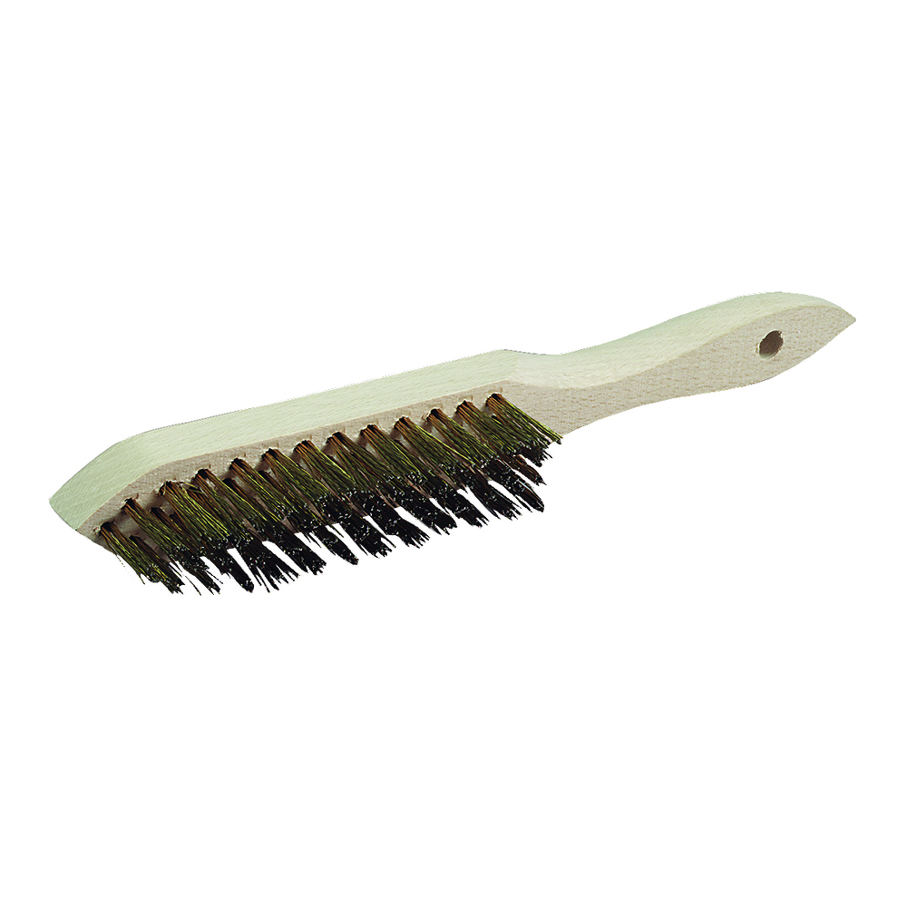 Brosse métallique à manche 4 rangs - NESPOLI - 5255