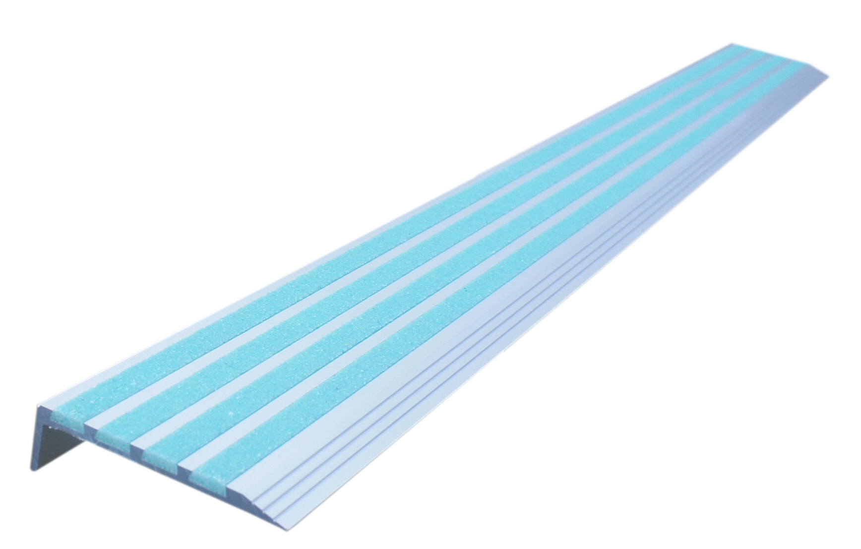 Nez marche antidérapant aluminium recouvert de sable quartz fluo VISO - NDM900FLUO