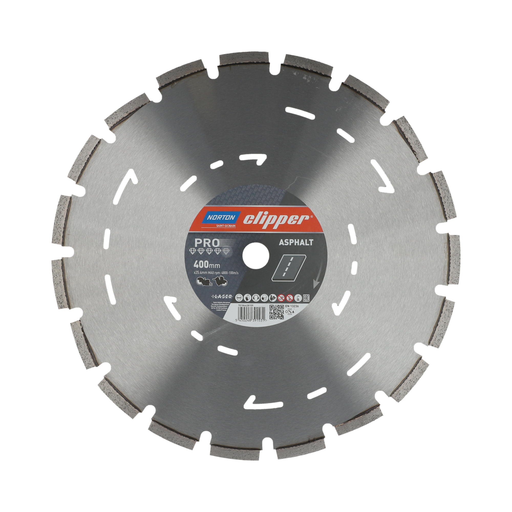 Disques diamant Clipper-PRO ASPHALT-400-10x3.2 NORTON - 70184628159