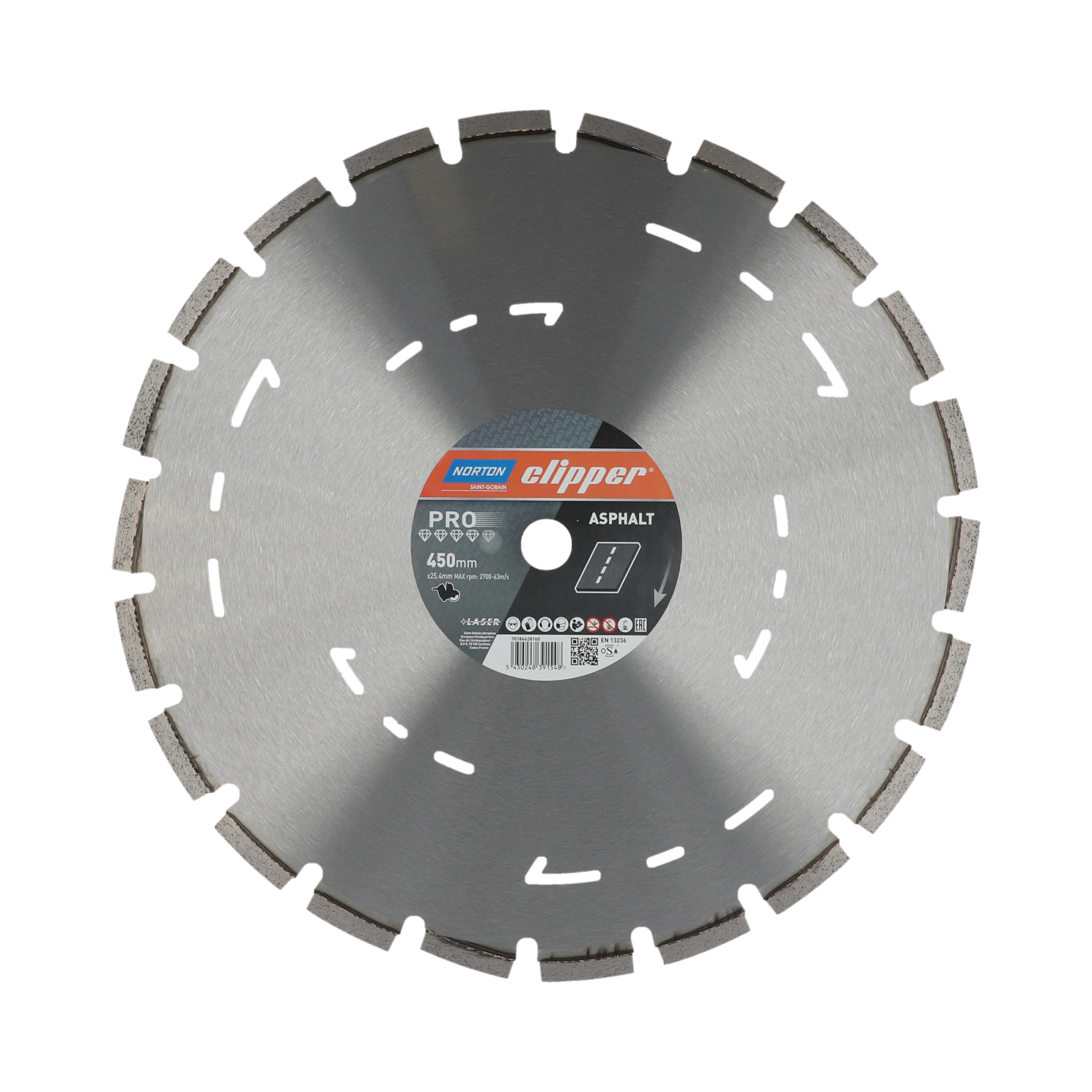 Disques diamant Clipper-PRO ASPHALT-450-10x3.2 NORTON - 70184628160