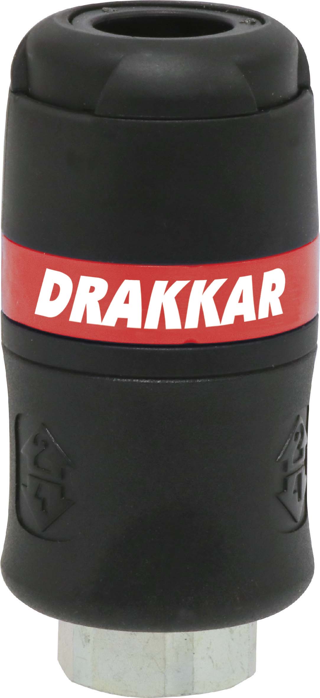 Raccord rapide securite taraude 3/8'f d.8 s/blister DRAKKAR EQUIPEMENT - 01315