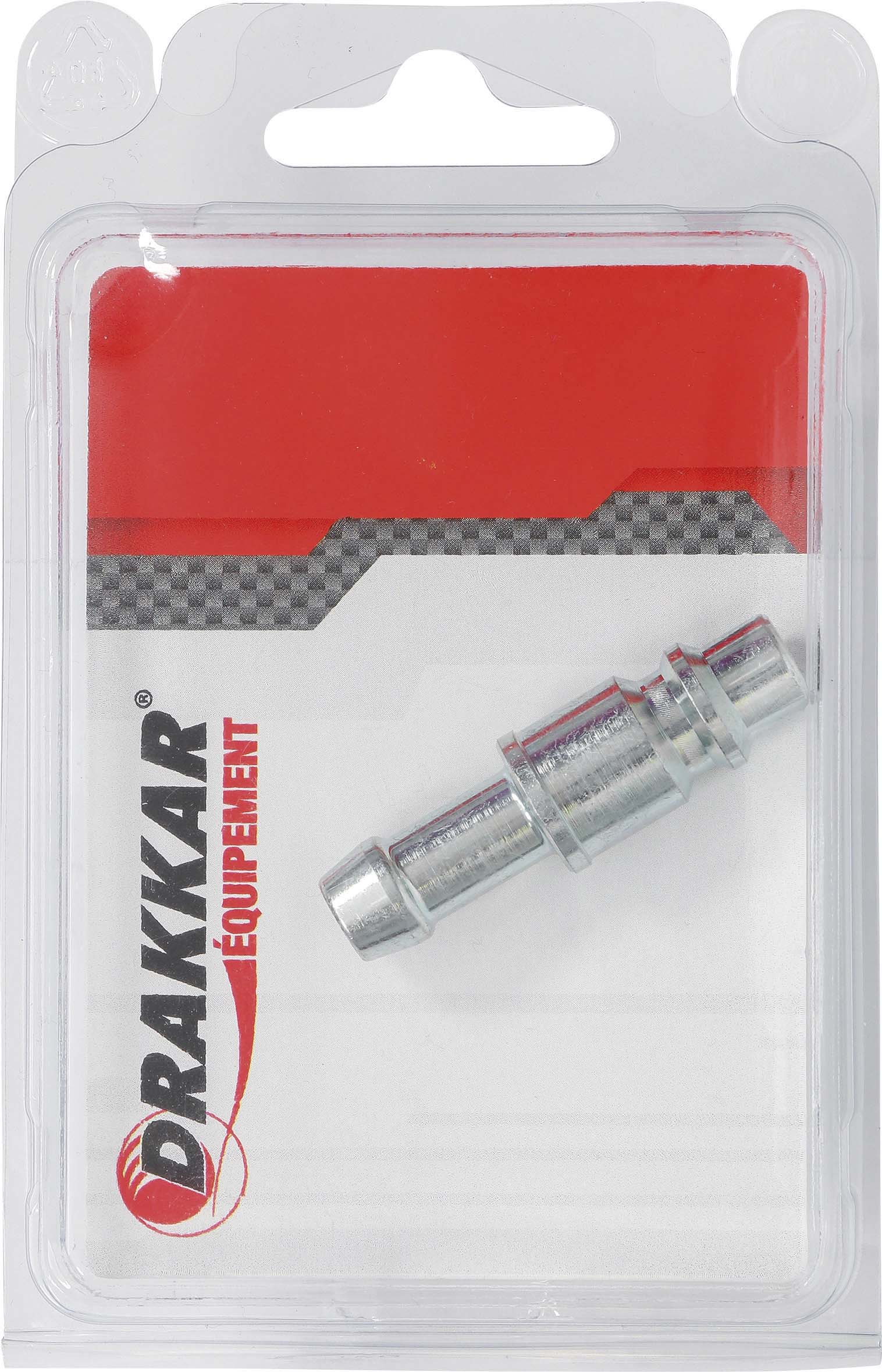 Embout rapide 8mm p/flexible d.10mm s/blister DRAKKAR EQUIPEMENT - 01421