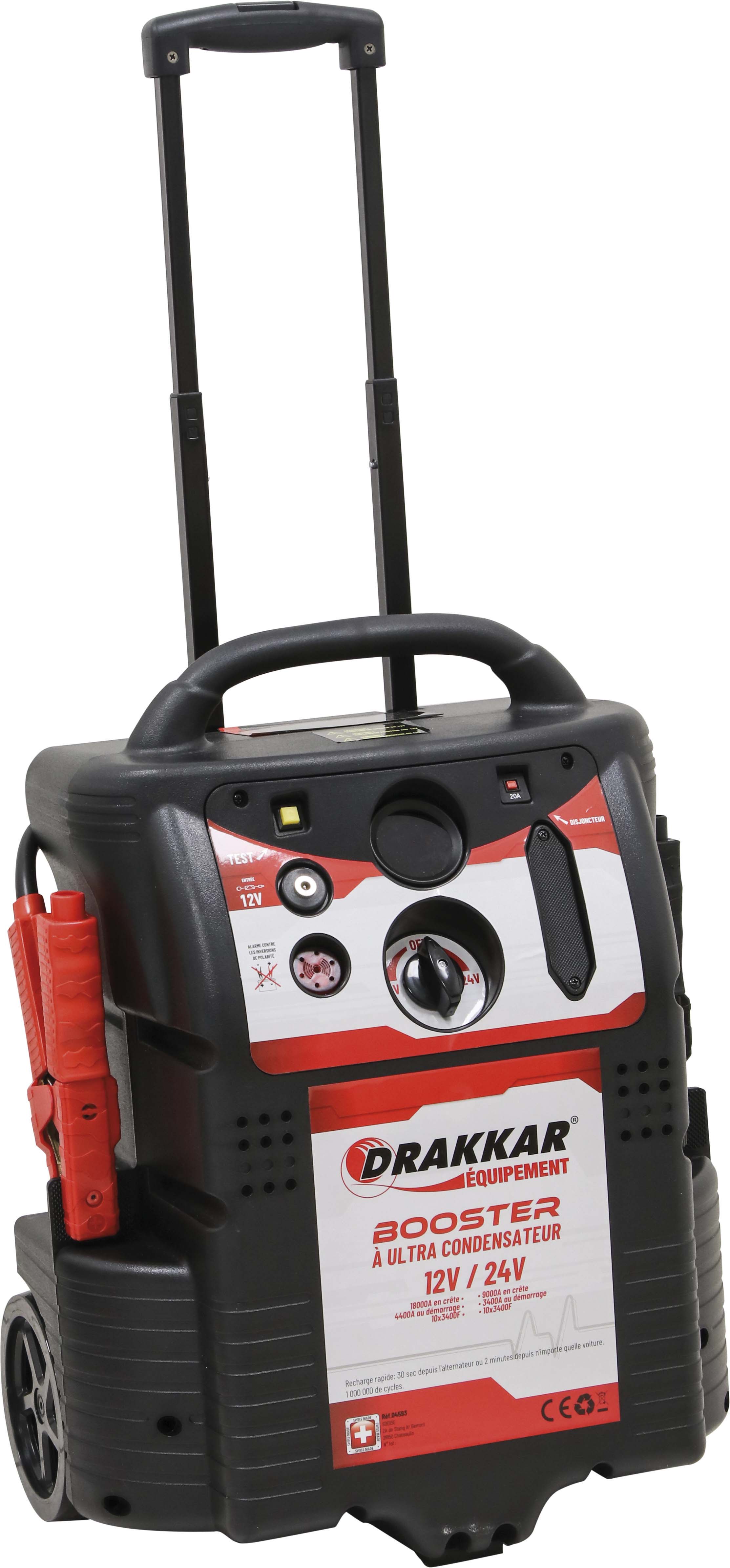 Booster a ultra condensateur 12v/24v 10x3000f DRAKKAR EQUIPEMENT - 04593