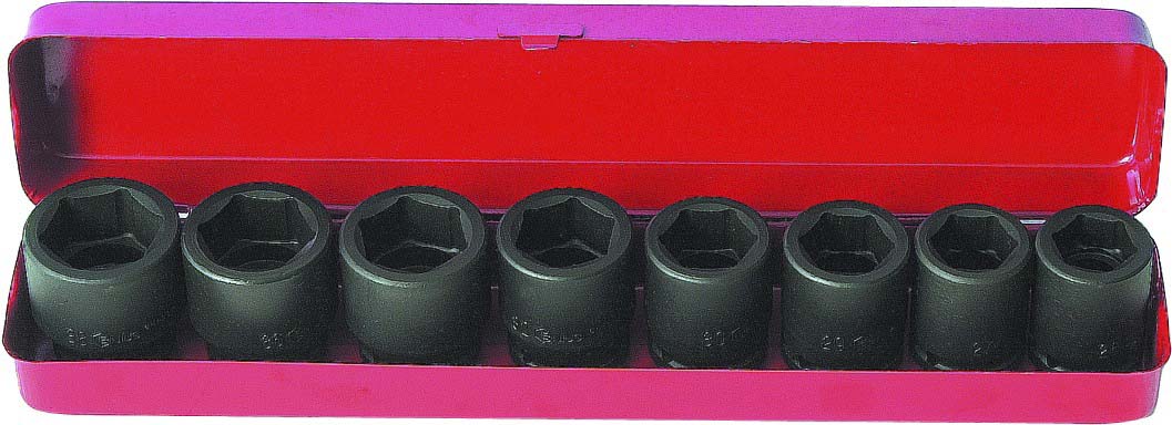 Jeu 8 douilles choc 3/4' 26 DRAKKAR TOOLS - 06393