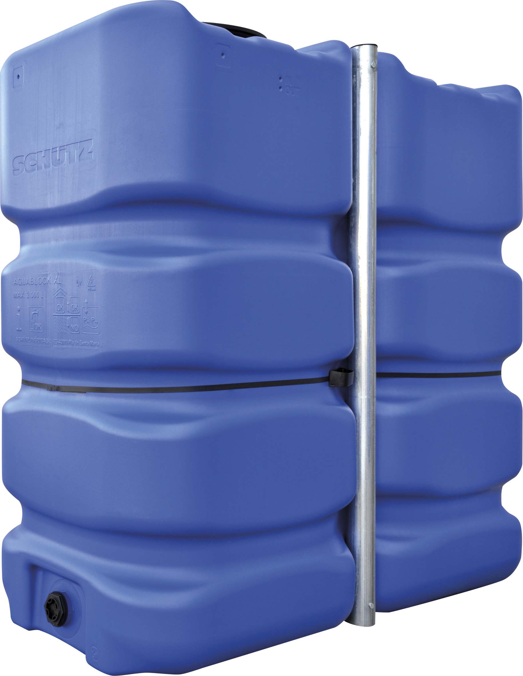 Cuve de stockage eau 2000L avec sortie basse SCHUTZ - 08022