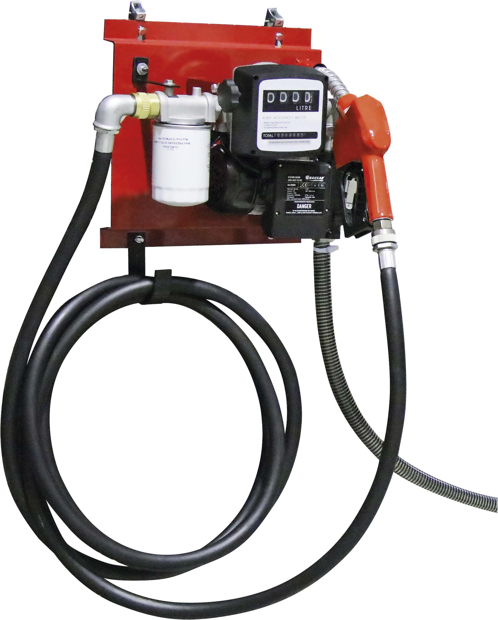 Station gasoil 230v avec pistolet, compteur, filtre DRAKKAR EQUIPEMENT 08599