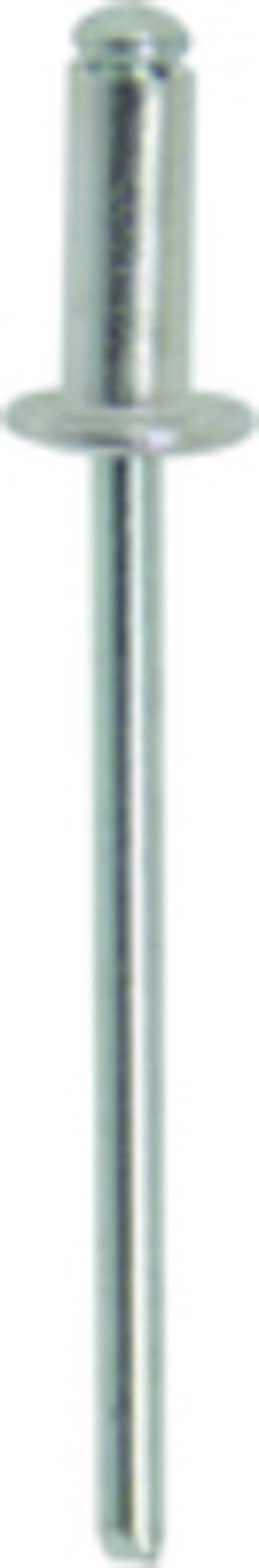 25 rivets alu/acier tp 4.8x14 - 2382725