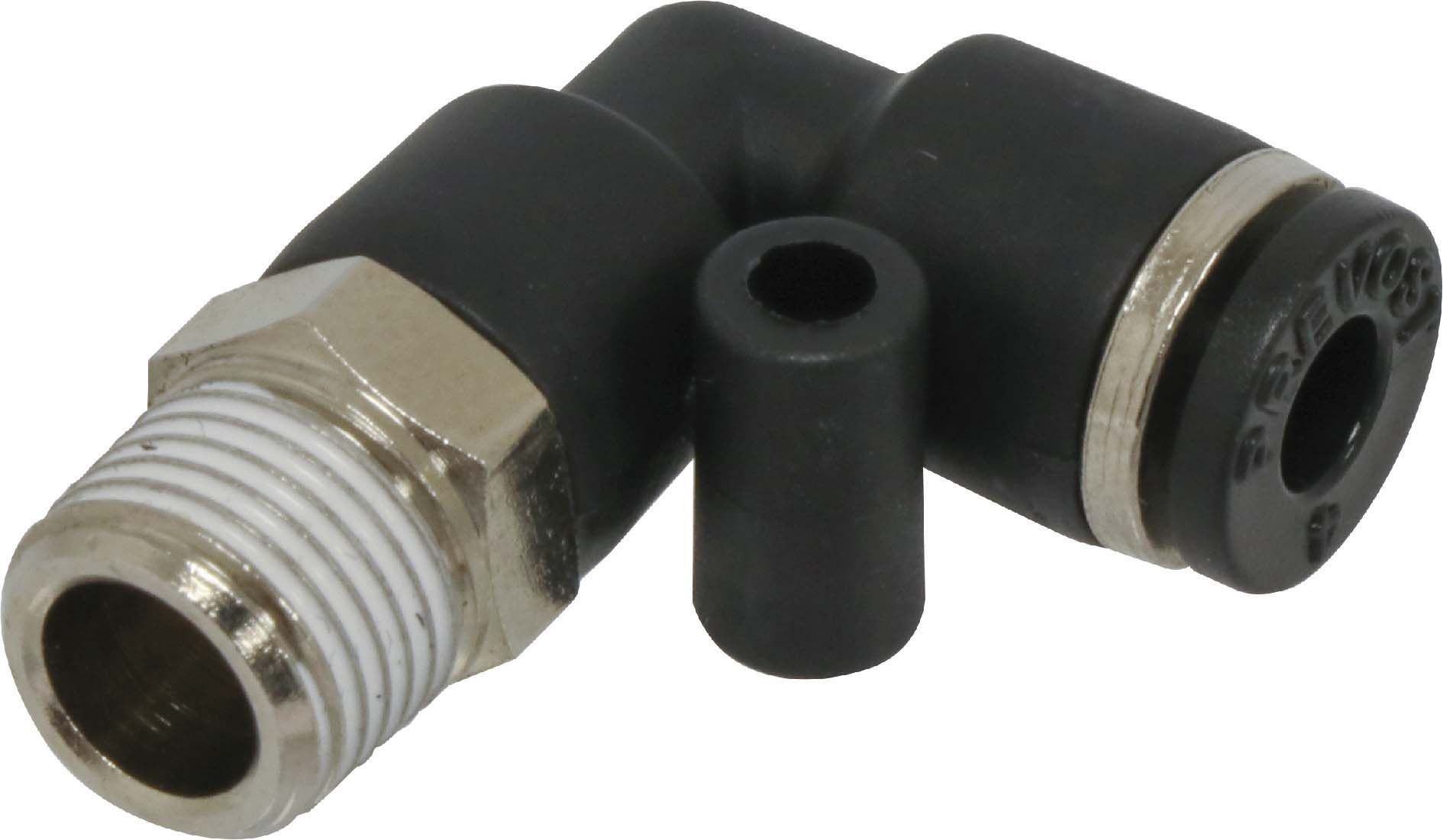 10 raccords 8mm r1/4 coude 90ø male conique orientable - 01736