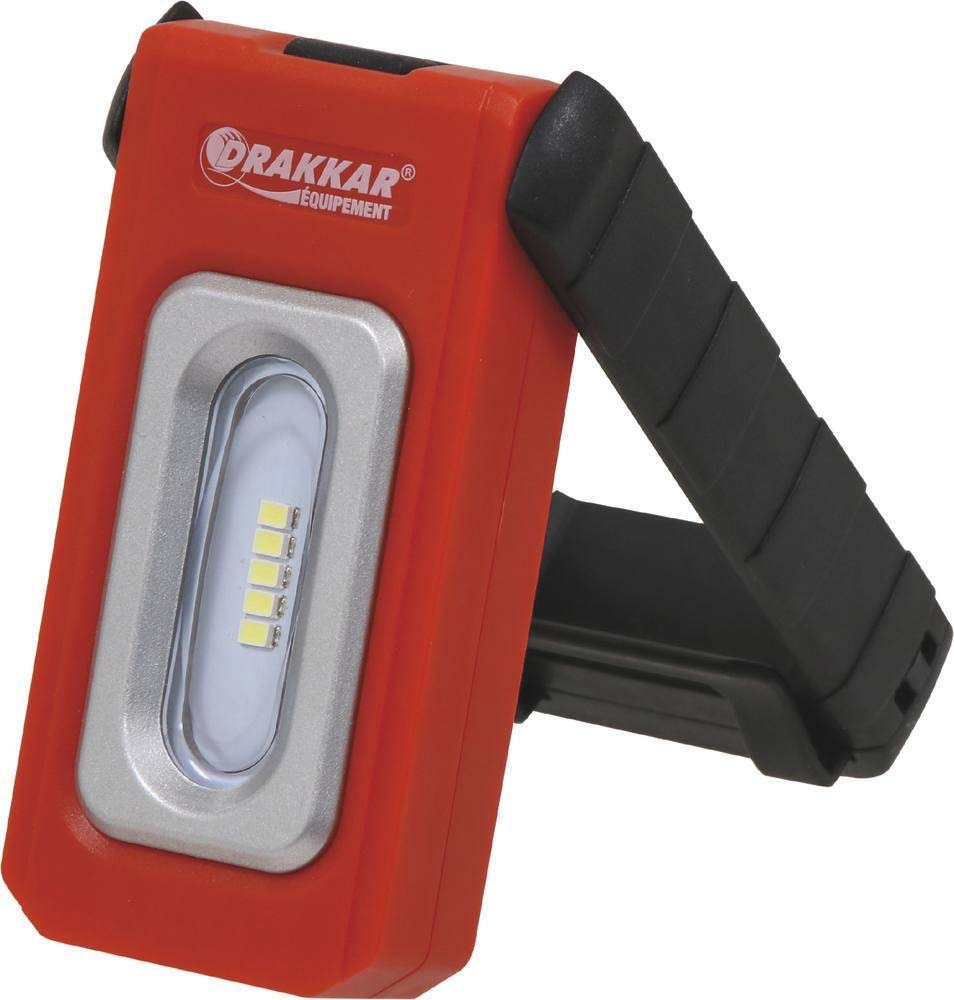 Lampe de poche 5 leds smd rechargeable + magnetique DRAKKAR EQUIPEMENT - 02384