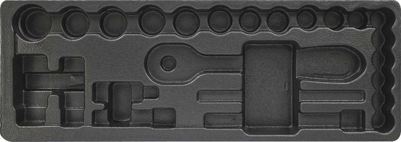 Module plastique vide p/ douilles et cle a cliquet 3/8' STILKER - 09132