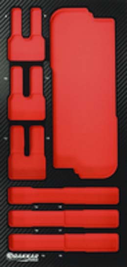 Module mousse finition carbone vide 1 DRAKKAR TOOLS - 09802