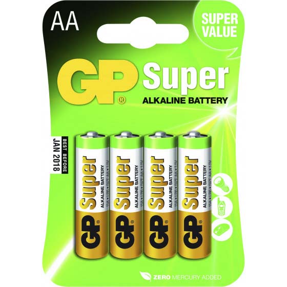 Blister 4 piles aa GOLDENPOWER - 02461