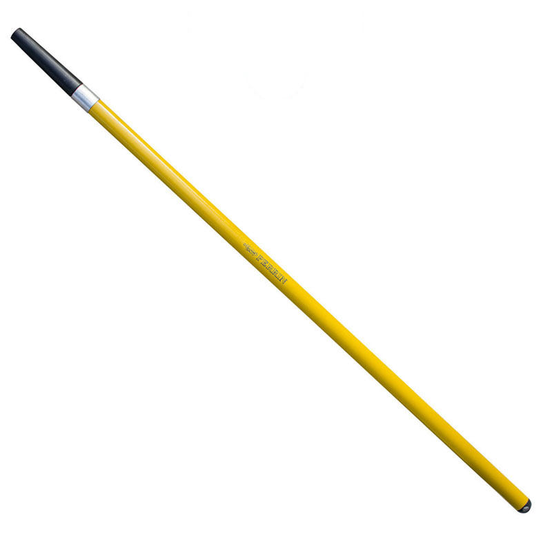 MANCHE COMPO ULTRA LEGER AVEC MANCHON NOIR ET ALU 1.25 M PERRIN - 145112