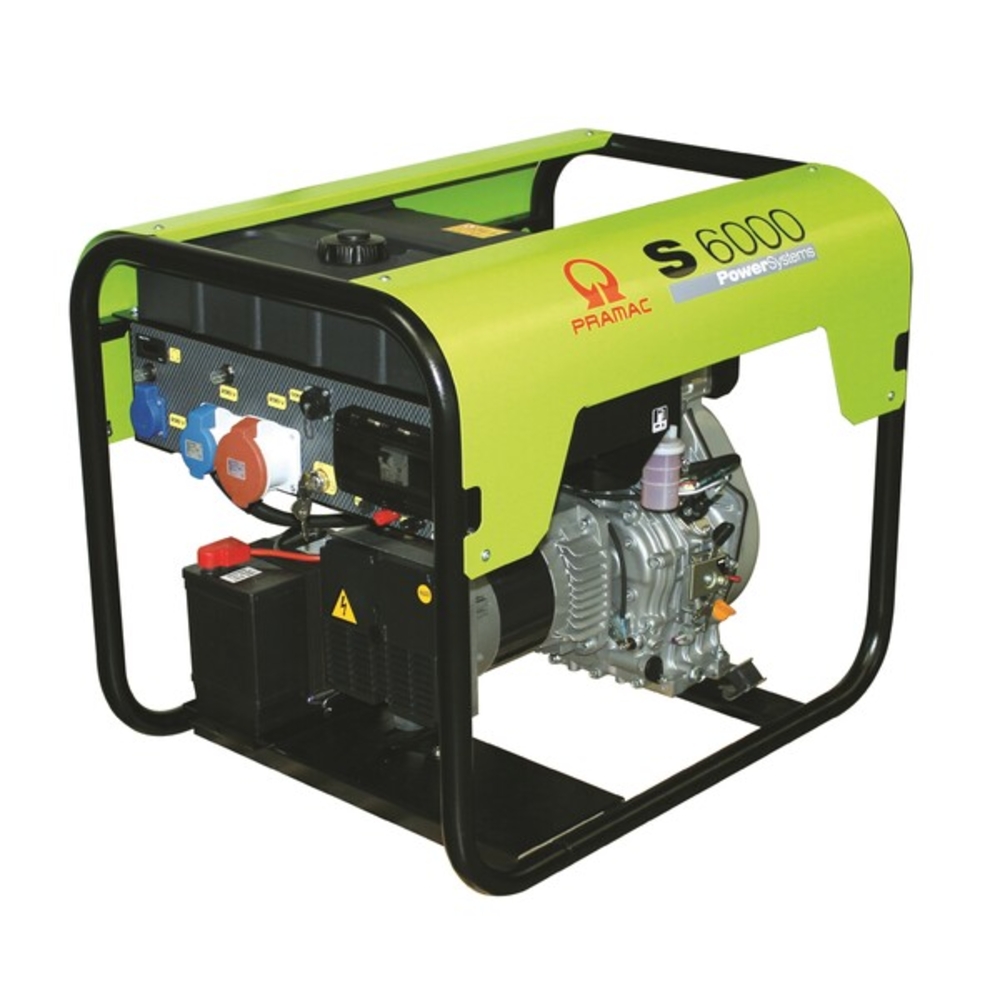 Groupe Electrogène YANMAR S6000 Diesel Démarrage Électrique 5490W - PRAMAC - PD572TY4001