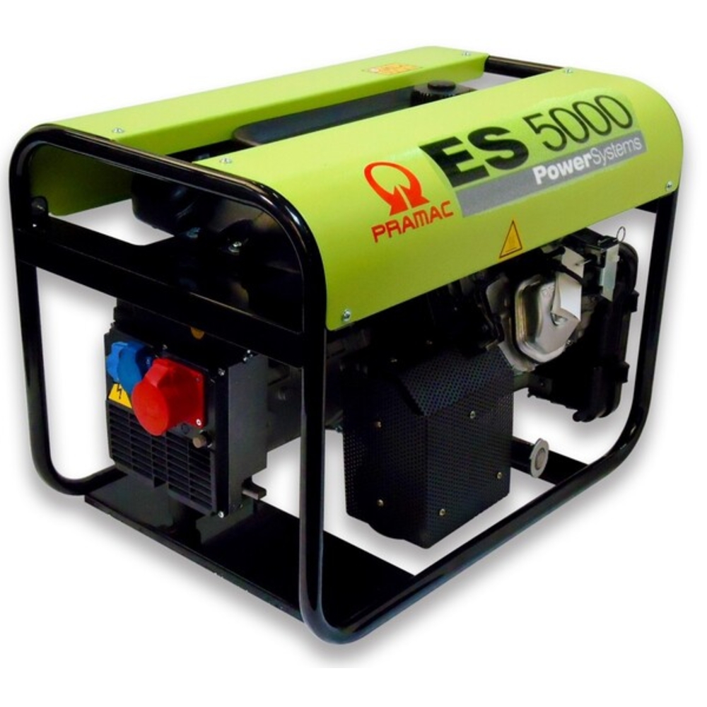 Groupe Electrogène ES5000 AVR Honda 5040W Triphasé 400V 71dB - PRAMAC - PE532TH100B