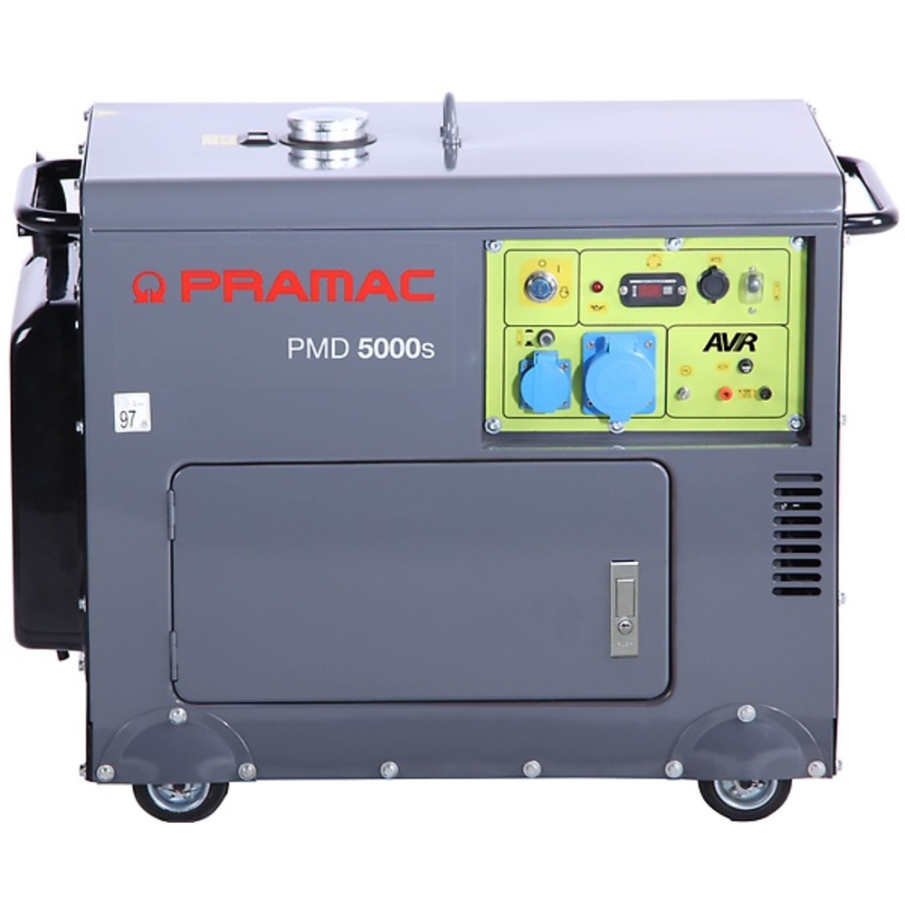 Groupe électrogène Powermate PMD5000s Diesel 4900W Démarrage Manuel ou Électrique - PRAMAC - PR452SXAY00