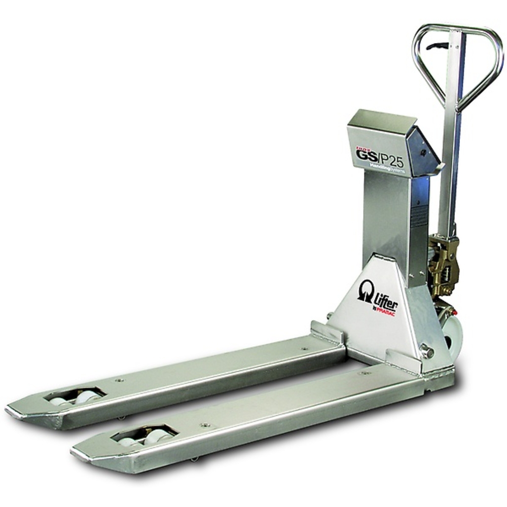 Transpalette peseur GS/P 25 S4 - Capacité 2,5T Précision 500g INOX - PRAMAC - TFB53CII8I0