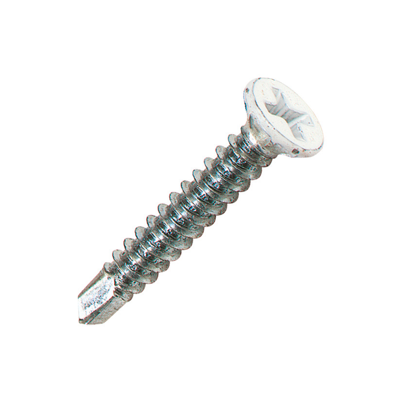 1000 vis autop. pour menuiserie PVC - ezp - tf 120°  blanc RAL9016 - Ø3,9x16mm - SCELL-IT - PVCFW39016