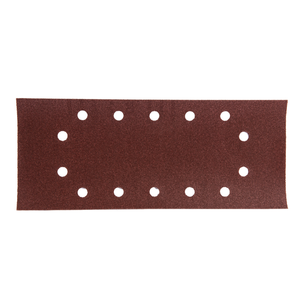 MAKITA-10 Feuilles rectangulaires abrasives 115x280 mm - 5 + 5 + 2 + 2 trous-P330090-120
