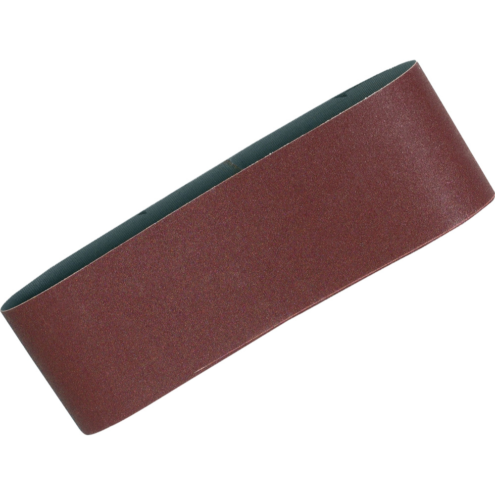 5 BANDES ABRASIVES MAKITA 76X457 MM GRAIN 100 POUR BOIS MÉTAL -P37122