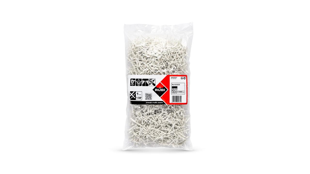 Croisillons 1 mm. 1000 unités RUBI - 2030
