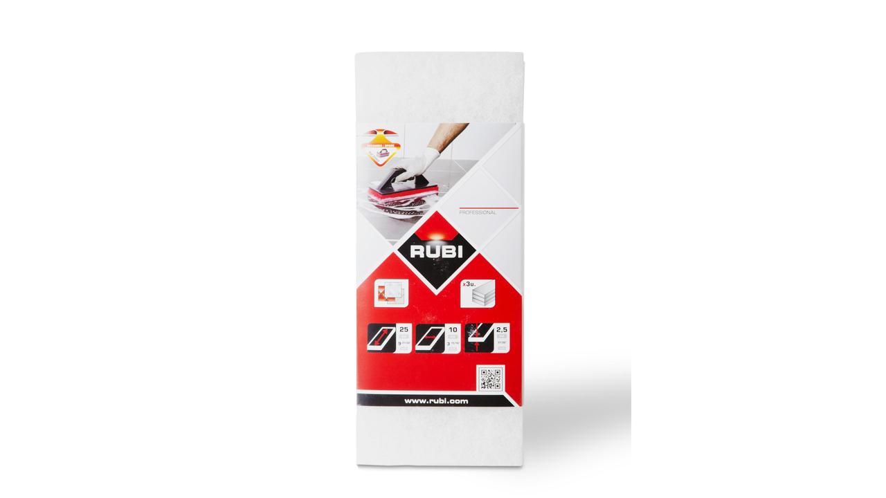 Rechange 3 abrasifs rugosité très douce RUBI - 20971