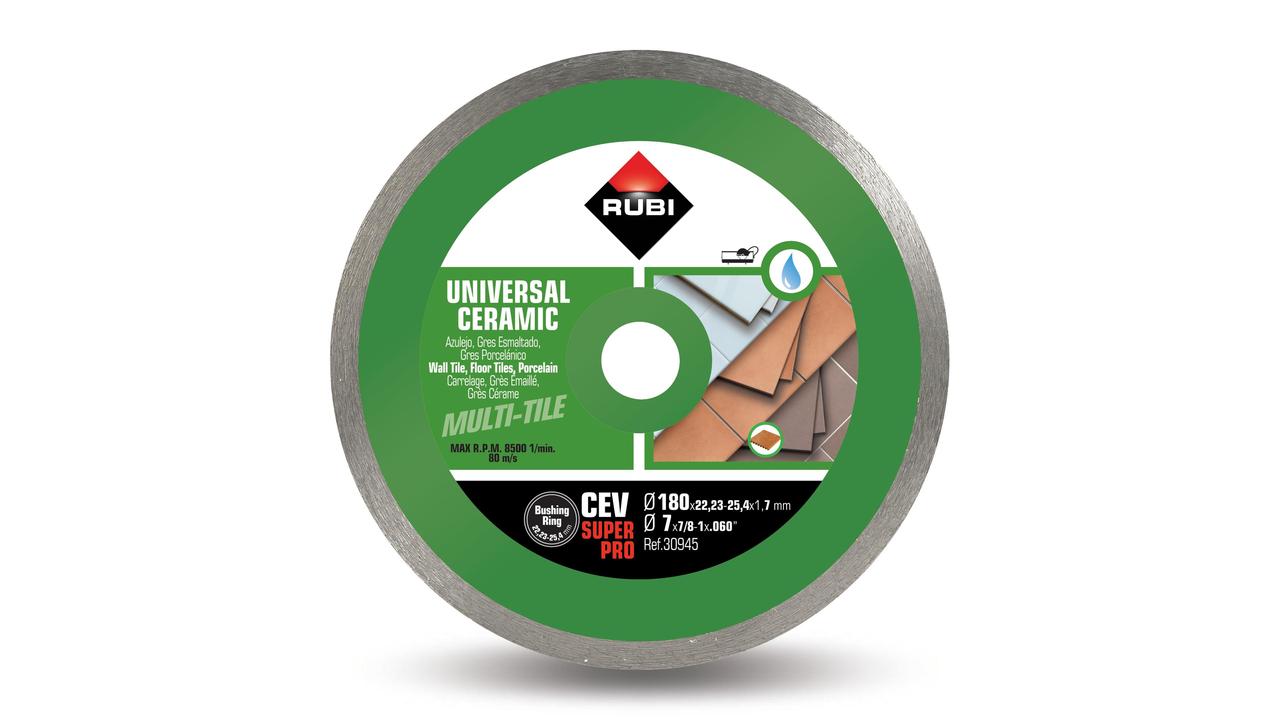 Disque diamant général pour céramique cev 180 superpro RUBI - 30945