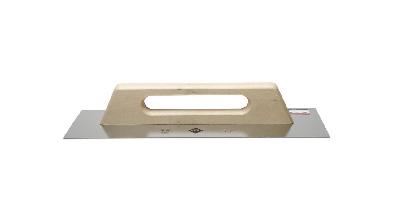 Taloche inox 48 cm. manche en bois fermé RUBI - 72915