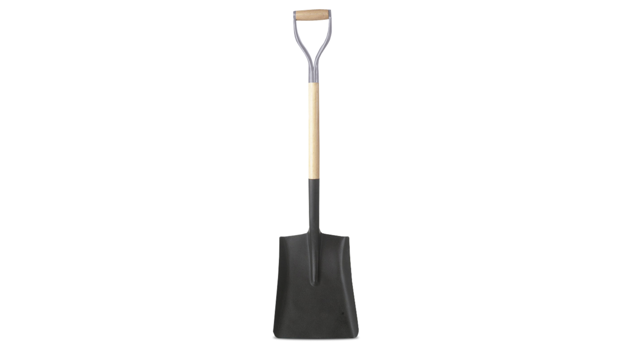 Pelle carrée manche anneau en bois RUBI - 82960