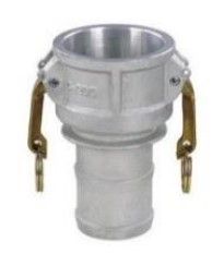 RACCORDS A CAMES ALU ADAPTEUR CANNELÉ TYPE C DN80 CAMEC300