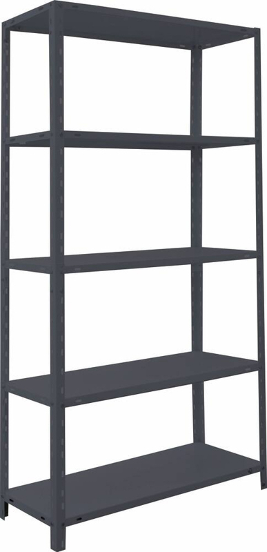 Etagère métallique à visser 5 tablettes métalliques 1700x750x300mm max 200kg STILKER - 09062