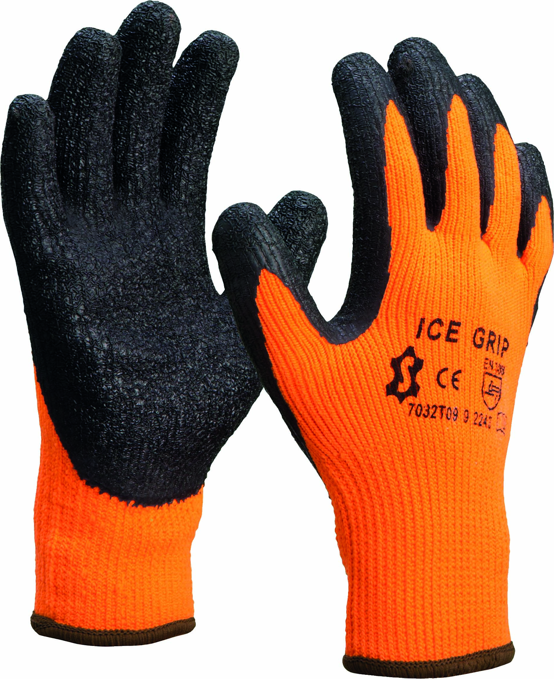Gant tricote orange s/couture anti froid - S015210000
