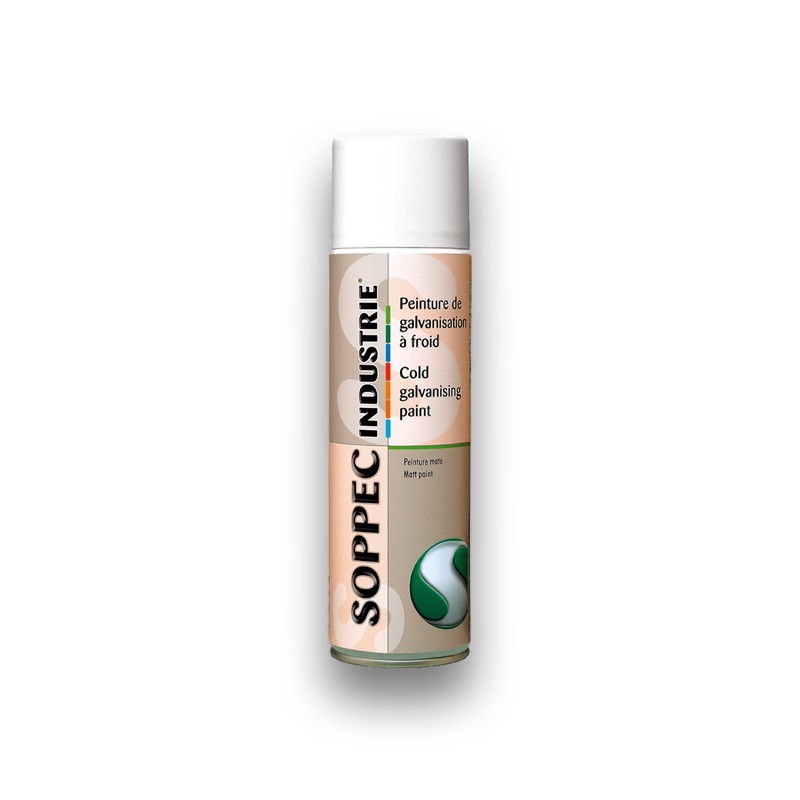 PEINTURE MAT GALVANISATION À FROID 500ML - SOPPEC- 470203W